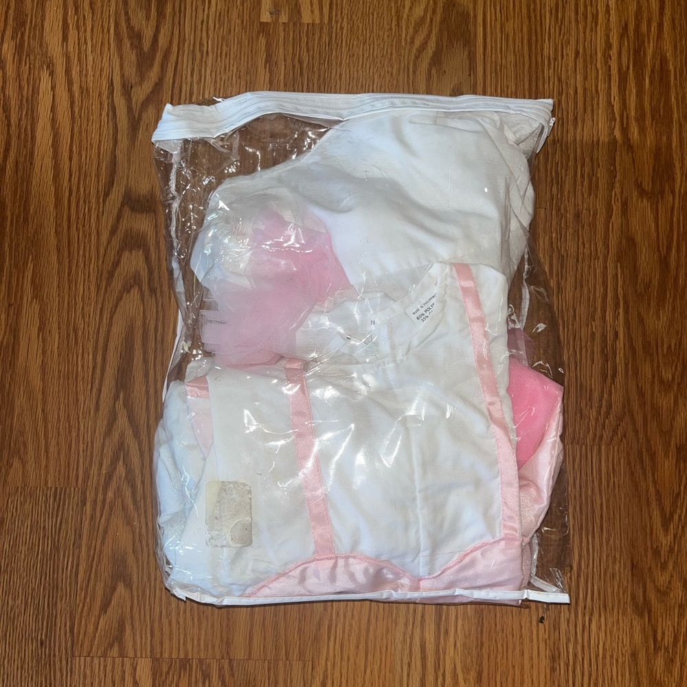 Retro 80s Halloween costume ballet mouse whimsicality inc girls size 5 6 white - Picture 10 of 10